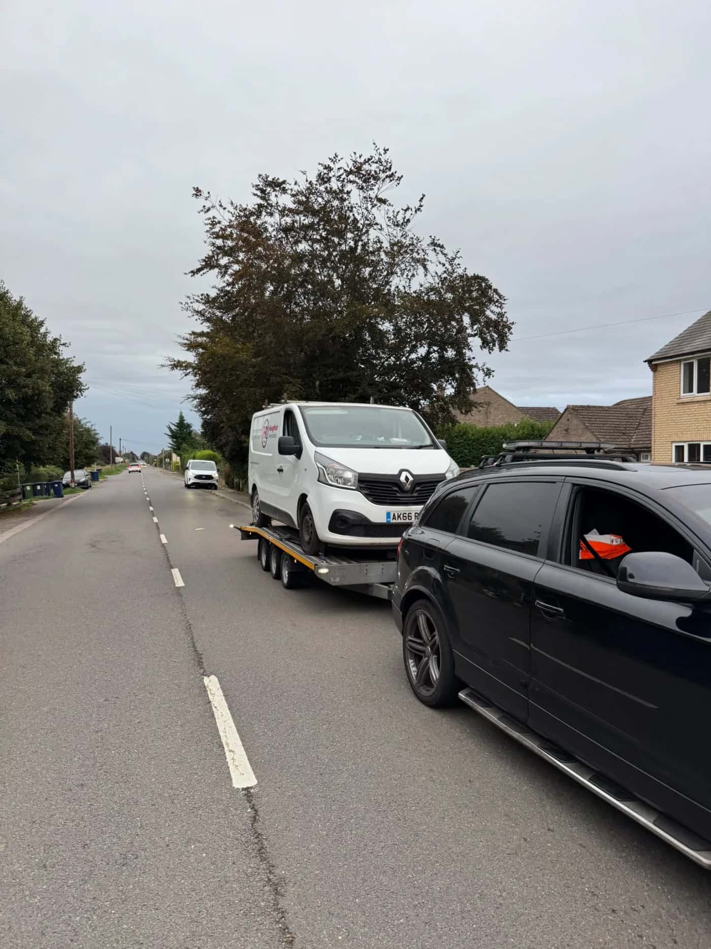 KYS Recovery carrying out a roadside vehicle recovery